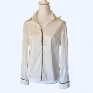 Elegant White Women's button up